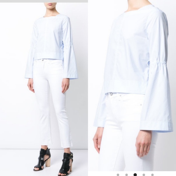 NWT Derek Lam gingham crop top blouse size 6 - Picture 6 of 7